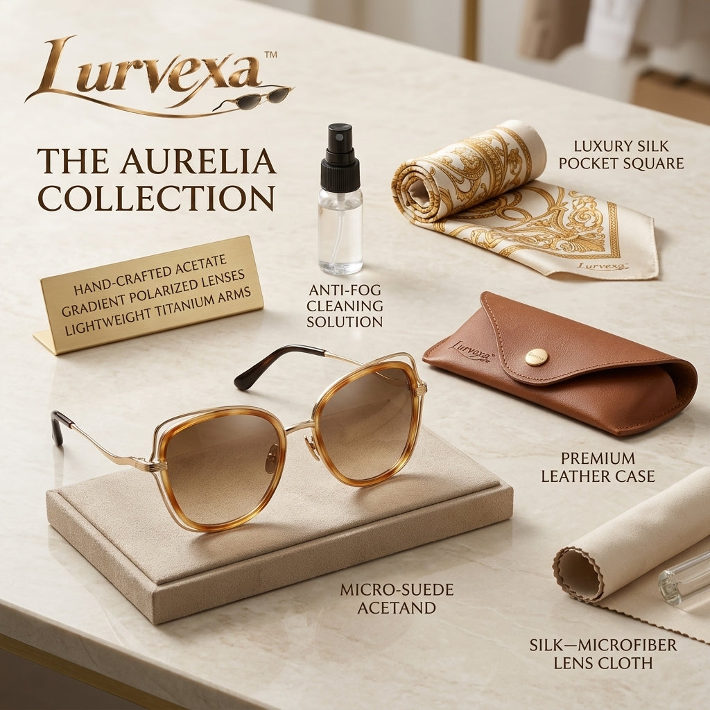 Lurvexa™ Oversized Butterfly Sunglasses for Women – Luxury Cut-Out Metal &amp; Tortoise Frame, UV400 Gradient Lenses